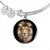Personalized Lion Head Engraved (Customized) Popular Luxury Circle Bangle Only