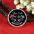 Keep Calm And Love Butterflies Woven Double-Braided Real-Leather Charm Bracelet (Circle) - Freedom Look