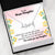 To My Bonus Daughter From Mom Stepmom Dad Stepdad Message + Scripted Love Necklace