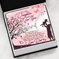 Dad To Daughter - You're Not Alone Baby Girl Message Box - "Love" Pen Necklace