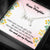 To My Bonus Daughter From Mom Stepmom Dad Stepdad Message + Scripted Love Necklace