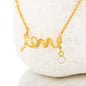 To My Bonus Daughter From Mom Stepmom Dad Stepdad Message + Scripted Love Necklace