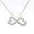Husband To Wife Gift God Blessed Our Road Love Message + Infinity <3 Necklace