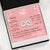 Message Box & Necklace For Wife, Husband To Wife Special Anniversary Gift