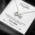 Gift To My Daughter From Mom Together Forever Never Apart (Infinity <3 Necklace)