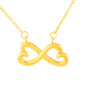 Gift To My Daughter From Mom Together Forever Never Apart (Infinity <3 Necklace)