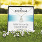 Friendship Day Gift, Friend Always By Your Side Message Box + Necklace (Anchor)