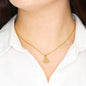 Personalized Message Box & Necklace For Wife, Anniversary Gift From Husband
