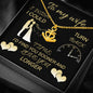 Personalized Message Box & Necklace For Wife, Anniversary Gift From Husband