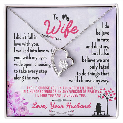 Husband To Wife Anniversary Keychain