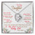 Dad To Daughter, Believe In Yourself Message Box + Heart Pendant Necklace