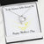 Mother's Day - Mom Heart Necklace with Hands and Lovely Message Card Gift