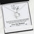 Husband To Wife Anniversary Perfect Couple Message Box + Heart Pendant Necklace