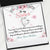 Brother To Sister Jewelry Far Apart Birthday Message Card + Pendant Necklace