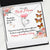 Best Mom Ever There For Me - Big Hug And Kiss - Happy Mother's Day Pendant Necklace (White Heart)