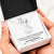 Husband To Wife Anniversary Perfect Couple Message Box + Heart Pendant Necklace