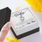 To My Daughter from Mom - Lovely Message Box Heart Pendant Necklace
