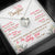 Dad To Daughter, Believe In Yourself Message Box + Heart Pendant Necklace