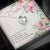 Sister Trust Friendship - Message Box Heart Pendant Necklace