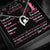 Boyfriend To Girlfriend Forever & Always Yours Message + Heart Pendant Necklace