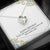 Happy Birthday Friend - Message Box Heart Pendant Necklace