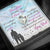 Message Box & Necklace For Daughter, Dad To Daughter Special Birthday Gift (Heart+Zircon)