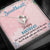 SweetHeart Happy Birthday Boho Chick - Message Box Heart Pendant Necklace