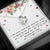 To My Wife Girlfriend Lovely - Message Box Heart Pendant Necklace