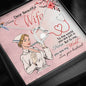 Nurse Wife Gold Finish Heart Necklace from Husband for Birthday Christmas Gift - Freedom Look