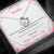 Mother Day Faith Hope and Love - Message Box Heart Pendant Necklace
