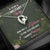 Militery Wife Married from Husband - Message Box Heart Pendant Necklace