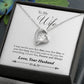 Husband To Wife Gift Forever & Always Yours Message Box + Heart Pendant Necklace