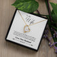 Husband To Wife Gift Forever & Always Yours Message Box + Heart Pendant Necklace
