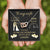 Personalized Message Box & Necklace For Wife, Anniversary Gift From Husband (I H Necklace)