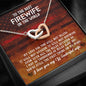 Best Firewife Interlocking Hearts Necklace Pendant Message Box Gift - Freedom Look