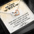 Air Force Wife Military Interlocking Hearts Necklace Pendant Women Message Box