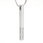 Stay Strong - Edge Of Difficulty - He Will Teach You How To Fly Custom Name Bar Necklace
