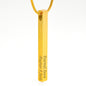 Stay Strong - Edge Of Difficulty - He Will Teach You How To Fly Custom Name Bar Necklace