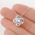 Easter Friend Daughter Love Knot Necklace Pendant Women Message Box Gift