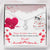 Sister Heart Jewelry Pendant NecklaceWomen Message Box Gift
