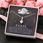 Nurse Gift From Friend Husband Jewelry Pendant Necklace Women Message Box