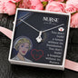 Nurse Wife, Girlfriend, Daughter Jewelry Necklace Pendant Message Box Gift