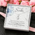 Sister Heart Jewelry Necklace Pendant Women Message Box Gift