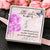Little Sister Heart Jewelry Necklace Pendant Women Message Box Gift