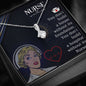 Nurse Wife, Girlfriend, Daughter Jewelry Necklace Pendant Message Box Gift