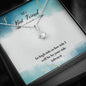 Best Friend Heart Jewelry Pendant Necklace Women Message Box Gift