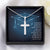 Cross Personalized Pendant Necklace Jewelry Women Men Military Chain Gift