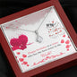 Sister Heart Jewelry Pendant Necklace  Women Message Box Gift