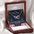 Police Wife Gift From Husband Interlocking Hearts Necklace Pendant Message Box