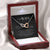 Wife From Husband Interlocking Hearts Message Box Necklace Pendant Gift